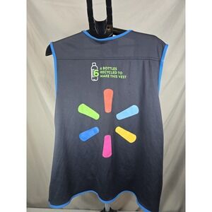 Walmart Employee Uniform Vest  Size 2XL Recycled Vest! Rare Production